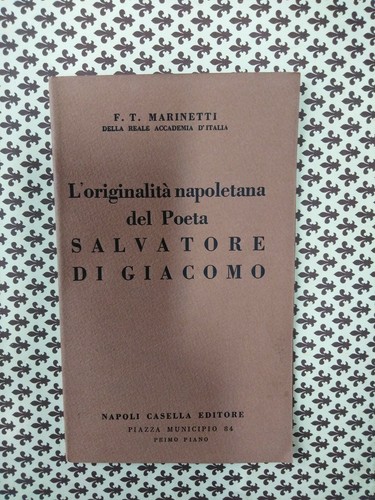 Marinetti l originalità - f.t., marinetti,