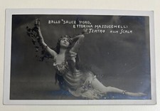 ETTORINA MAZZUCCHELLI ballerina TEATRO SCALA dancer  lyric autograph postcard