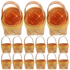  15 Pcs Canestro Vimini Ministura Cestini Per Bomboniere Cestino Intrecciato