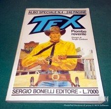 TEX ALBO SPECIALE TEXONE n. 4 "Piombo Rovente" disegni di Sergio Zaniboni 1991