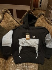 Felpa con cappuccio Supreme x North Face Bandana Nero/Blu Medium Ultra Rara!!!