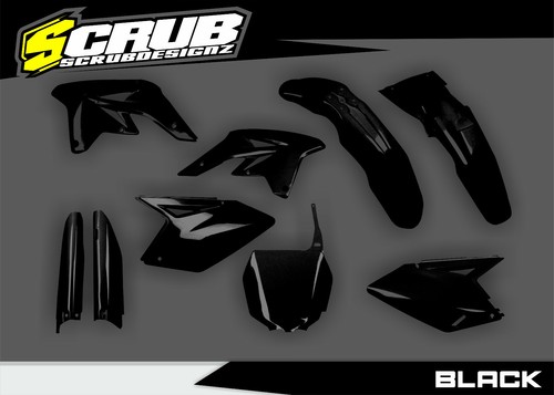 Kit plastiche nero suzuki - suzuki, rmz