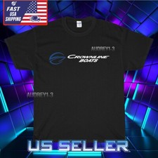 NUOVA T-SHIRT CROWNLINE BOATS UOMO LOGO CLASSICO UNISEX DIVERTENTE AMERICANA TAGLIA S-5XL