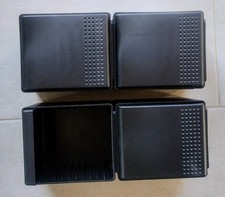 Contenitori-espositori-NERI_BOX con sportello protettivo per 10 CD con custodia