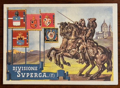 Cartolina militare divisione - militare, "divisione
