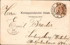 Austria - "Prague" 1899 On Old