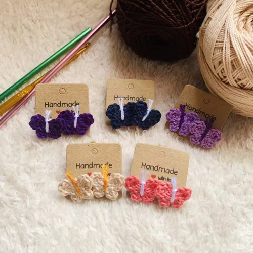 Orecchini perno farfalle - a,