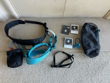 Black Diamond Imbracatura Donna Momentum Rock Climbing - Confezione Completa ATC-XP M