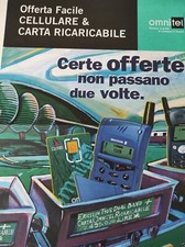 DEPLIANT OMNITEL OFFERTA ERICSSON T10 s DUAL BAND + CARTA RICARICABILE OMNITEL