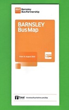 Travel Sth Yorks - Barnsley Bus Map - Stagecoach Globe Watersons etc - Aug 2019