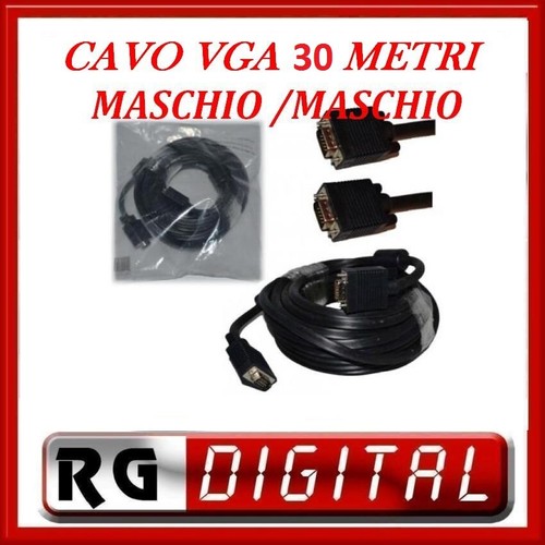 Cavo vga metri - vga, maschio