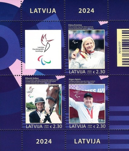 Lettonia 2024 medaglia - lettonia, (16)