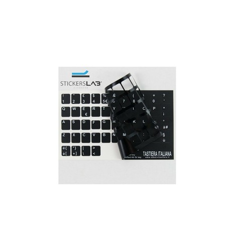 Kit adesivi tastiera lettere - kit,