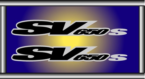 Adesivi moto suzuki 650 s - sv,