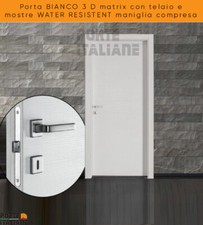 Porta  BIANCO 3 D matrix con