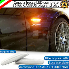 COPPIA FRECCE LATERALI PROGRESSIVE A LED PER BMW SERIE 5 E60 E61 TOURING CANBUS