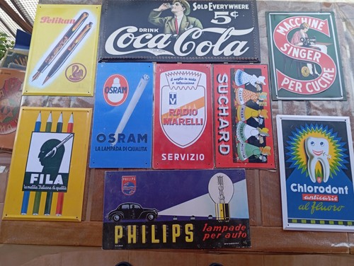 Insegne pubblicitarie vintage - insegne,