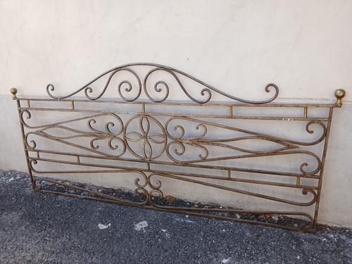 Testata letto ferro battuto - testata,