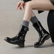 Stivali donna tacco basso