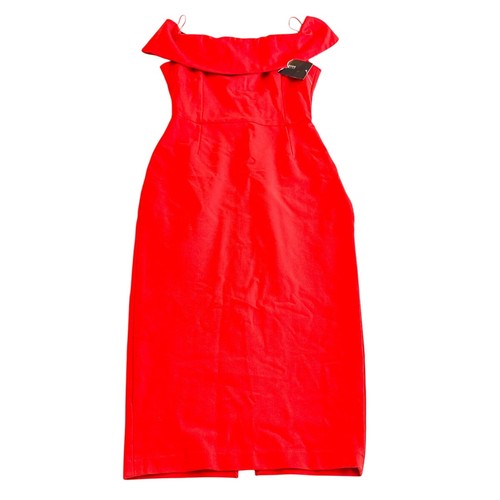 Abito smanicato rosso zara - smanicato,