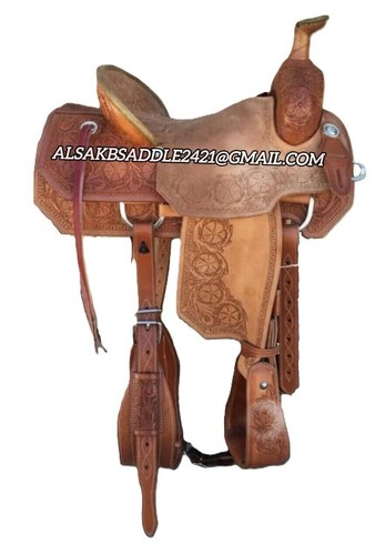 Sella western pelle con - sella,
