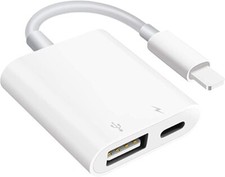 Adattatore USB, per iPhone, telecamera, pc, iPad... Bianco, Nuovo, 38 x 41 x 135