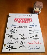Scrittura pilota Stranger Things firmata - Varsa di Will Byers - ristampe autografe