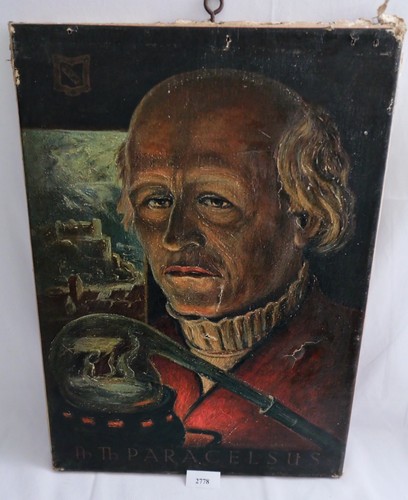 Antico ritratto dipinto olio