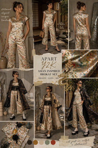 Apart y2k tuta pantalone - y2k,