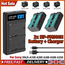 2x Batteria NP-FM500H per Sony