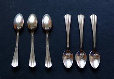 set di 6 cucchiaini vintage da