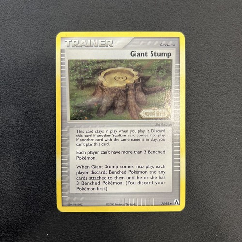Pokemon card giant stump - pokemon,