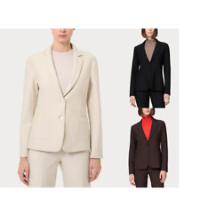 -30% GIACCA BLAZER DONNA RAGNO DO23GA DUE BOTTONI NERO AUTUNNO INVERNO compact