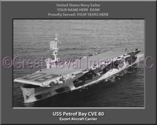 USS Petrof Bay CVE 80