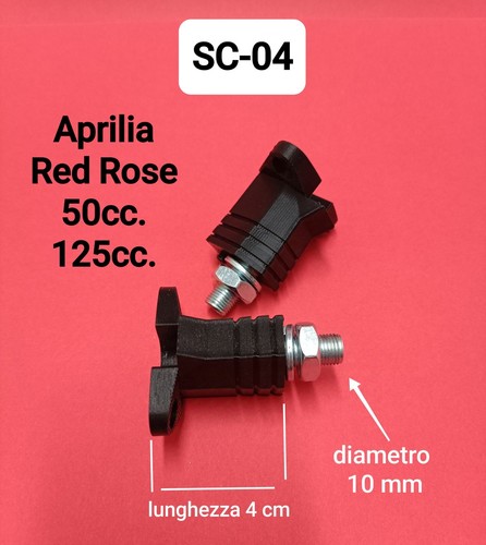 Coppia supporti gomma - gomma, per
