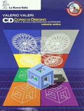 CD CORSO DI DISEGNO VOLUME UNICO CD-ROM V.VALERI LA NUOVA ITALIA 9788822158840