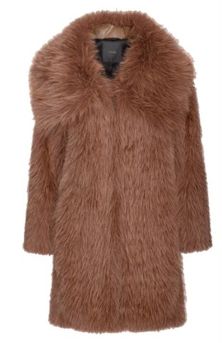 Pinko cappotto pelliccia - pinko,