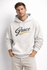 Felpa con cappuccio uomo Grace