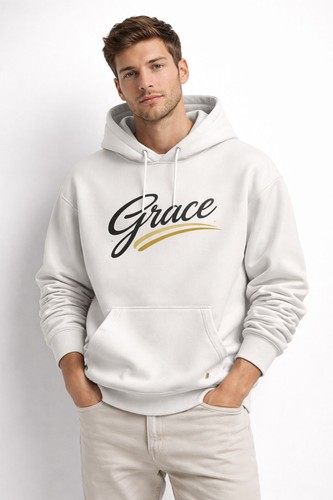 Felpa con cappuccio uomo grace - felpa,