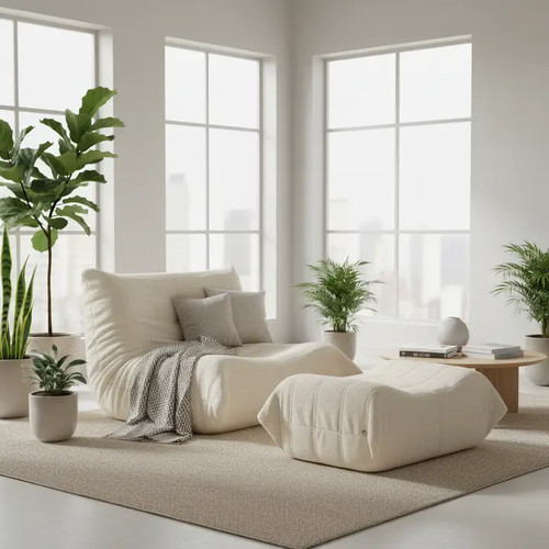 Poltrona lazy peluche teddy - lazy,