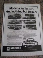 MODENA FOR FERRARI AND NOTHING