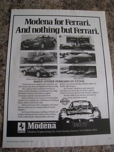 Modena for ferrari and - modena,