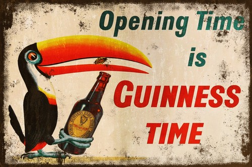 Pubblicità vintage guinness - pubblicità,