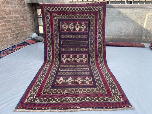 Tappeto vintage afgano sumak - tappeto,