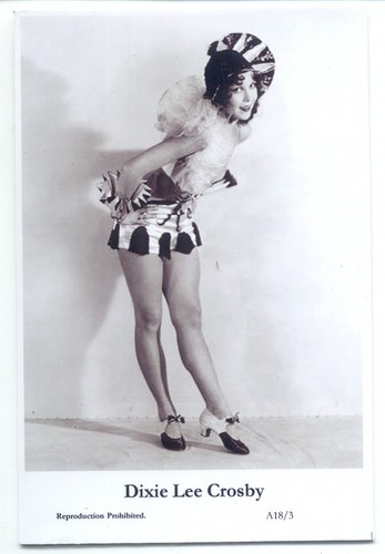 Cartolina dixie lee crosby - dixie,