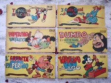 LOTTO  10 STRISCE ALBI TASCABILI DI TOPOLINO  DISNEY ANNI 48/50. REGALO ALBO  