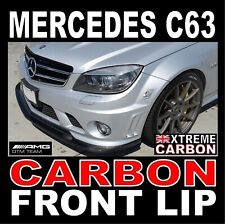 Splitter spoiler labbra anteriori in vero carbonio design DTM PER MERCEDES CLASSE C C C63 W204