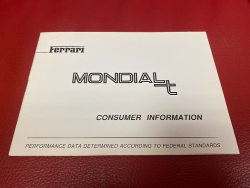 Ferrari mondial consumer - ferrari, t