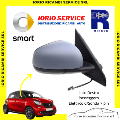Specchio smart forfour 453 - smart,
