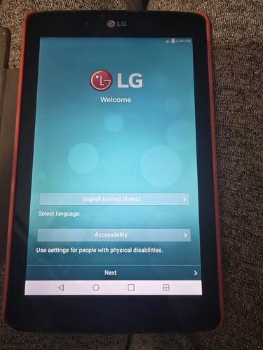 Pad v400 8gb nero - lg,